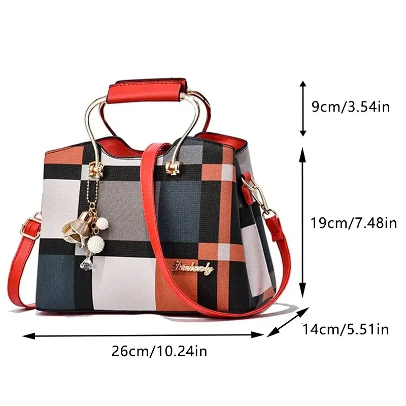 2024 Fashion Handbag Crossbody Bags for Women Leather Bag Adjustable Strap Top Handle Bag Large Capacity Shoulder Bags Totes