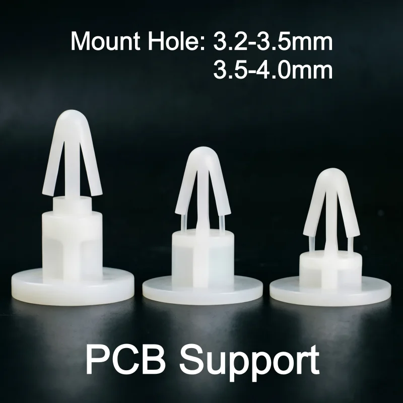 Isolation Column PCB Mounting Insulation Snap Rivet Space Support for Electronic Circuit Board Positioning Fastener 3.2-4mm