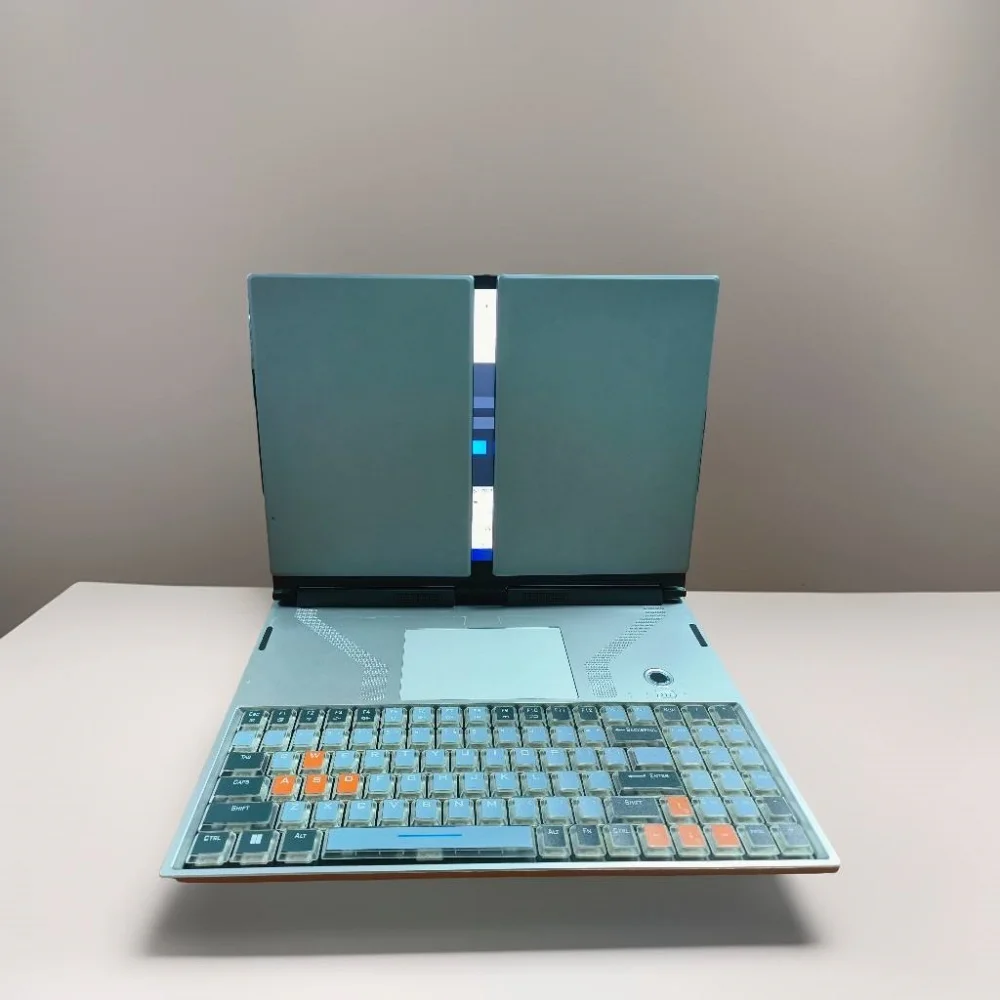RAM 16G ROM 128G-1TB 16inch+10.5' +10.5' Three Screen Syncretism I5-1235U Ultra Slim Aluminum Mechanical Backlit Keyboard LAPTOP