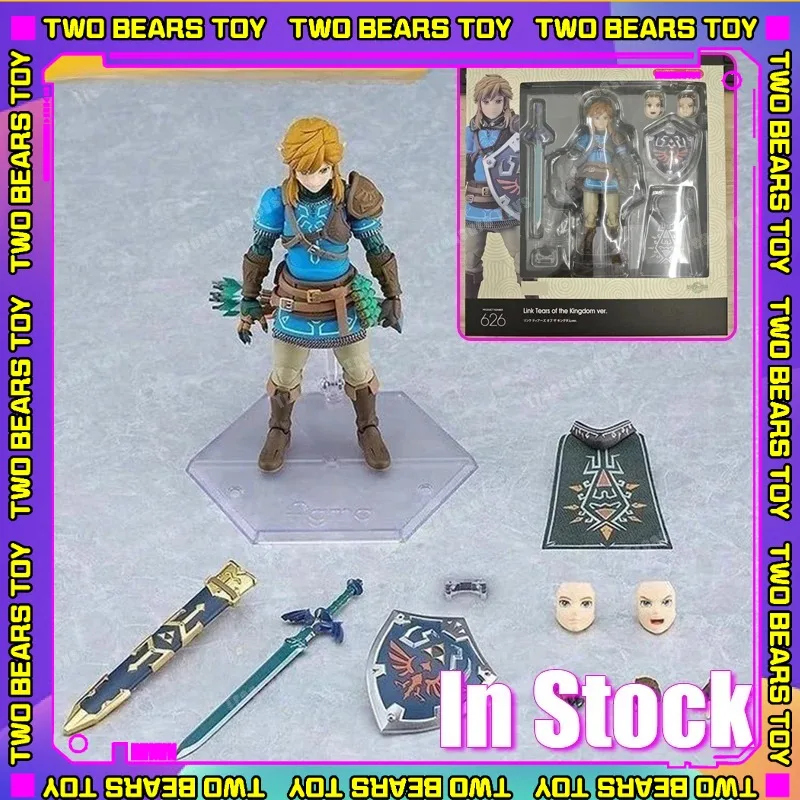 

The Legend Of Zelda Tears Of The Kingdom Figure Figma 626 Link Figures Breath Of The Wild Anime Figurine Collections Model Gifts