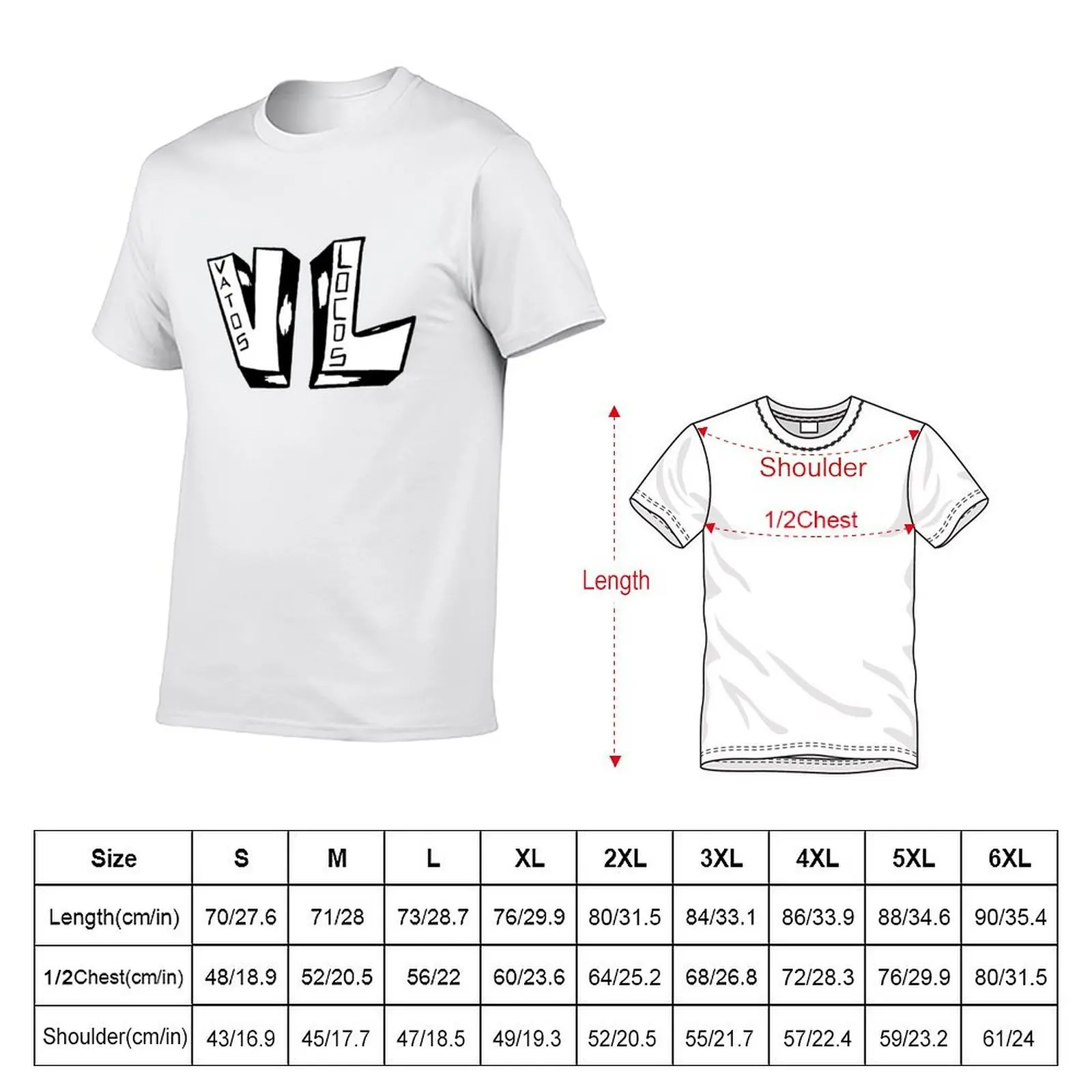 Vatos Locos - VL T-Shirt cotton t shirt pack t shirts designer man t shirt summer T-shirt