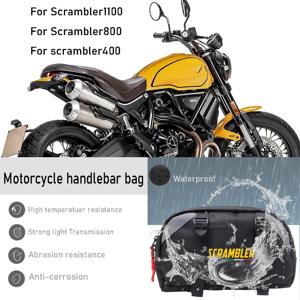 

Motorcycle Handlebar Bag Multifunctional Storage Bag Travel Bag Suitable For Scrambler1100 scrambler800 scrambler400