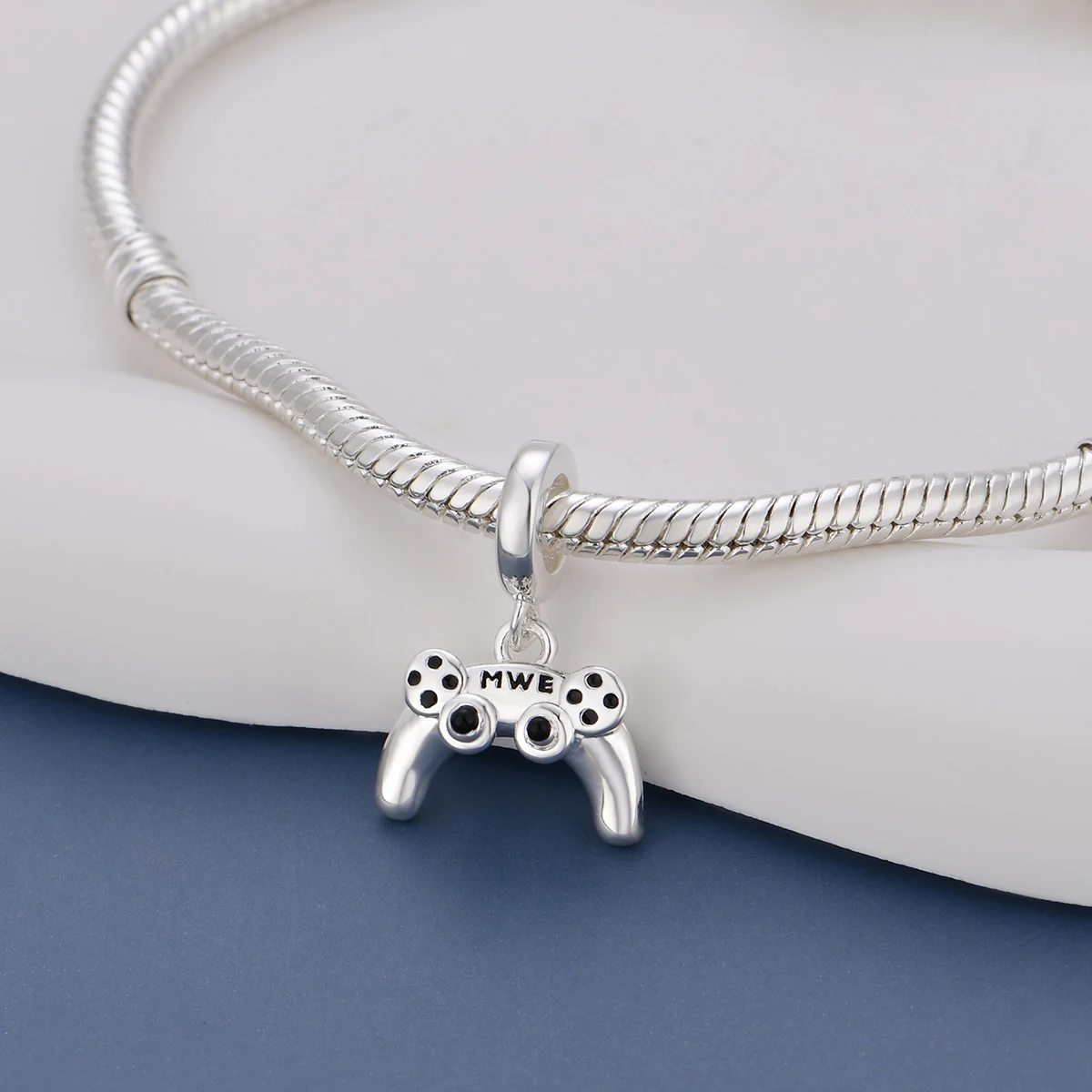 Fit PandoraOriginal design game controller,drawing tray,photography bead pendant,DIY bracelet Valentine's Day gift,electroplated