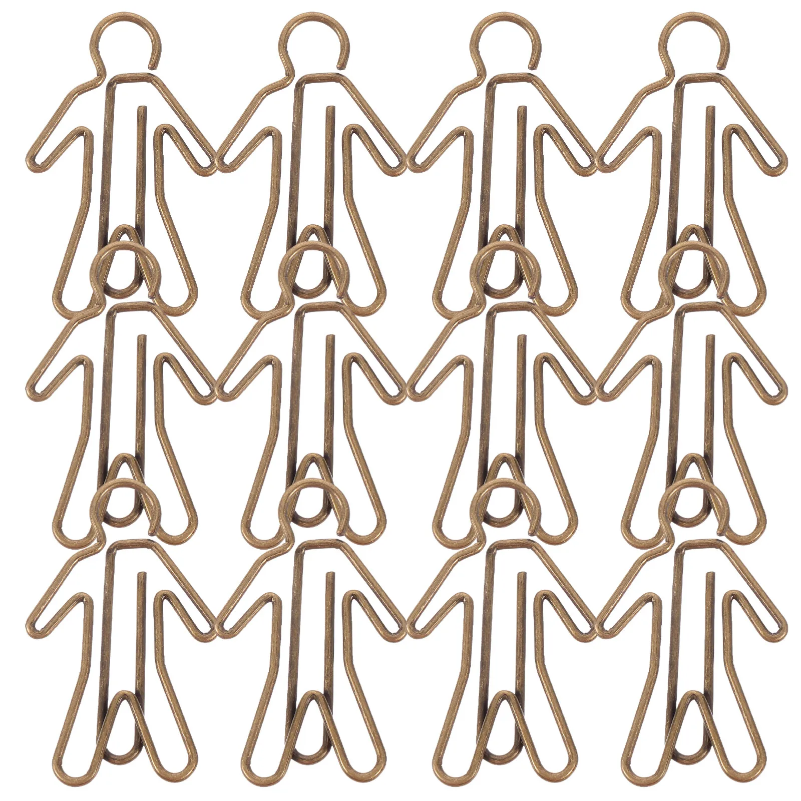 20Pcs Adorable Small Metal Paper Clips Novelty Shaped Decorative Paperclips for Business Cards Files Scrapbooks Notebooks Office