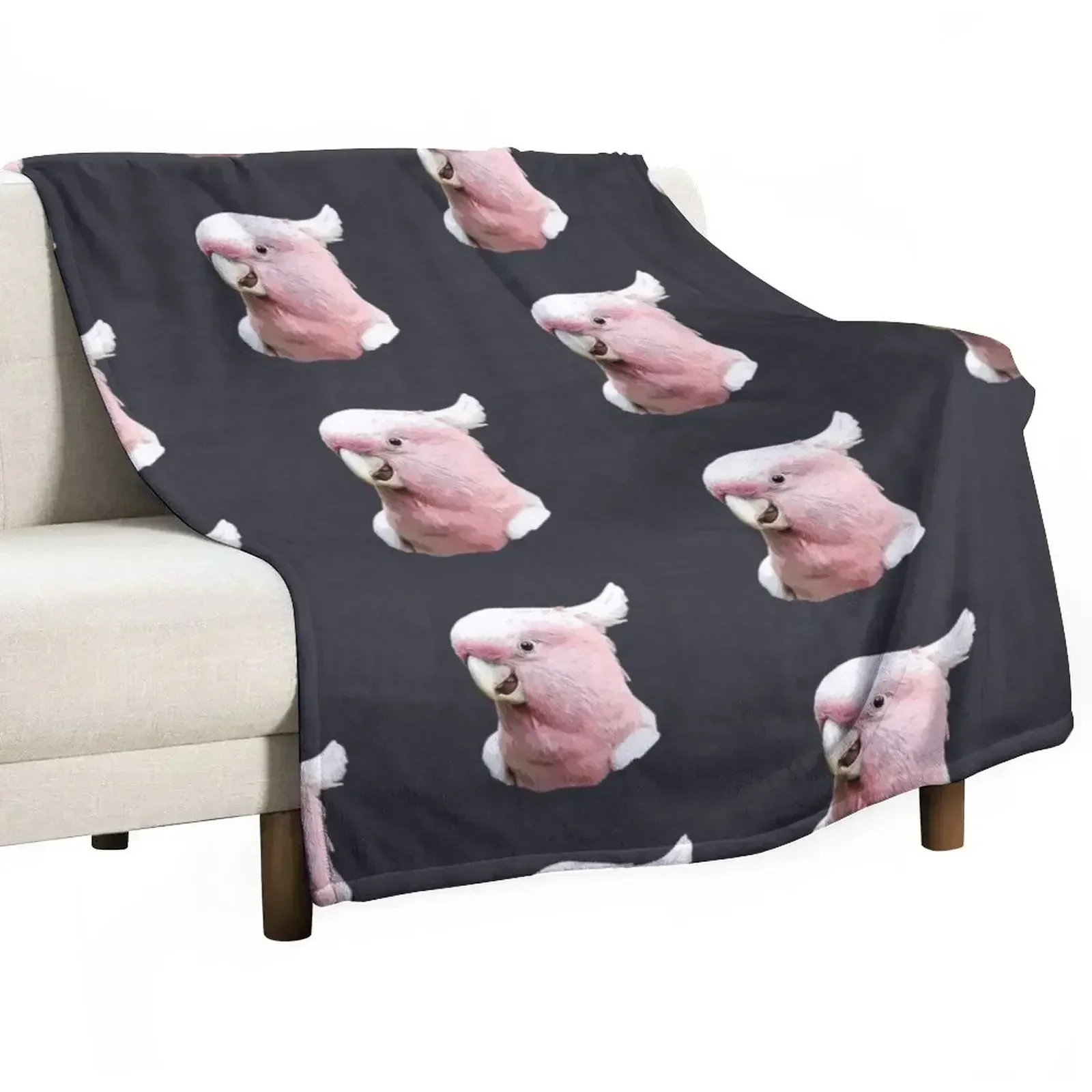 Major Mitchell Cockatoo Throw Blanket Weighted Plaid on the sofa Camping Furry funny gift blankets ands Blankets