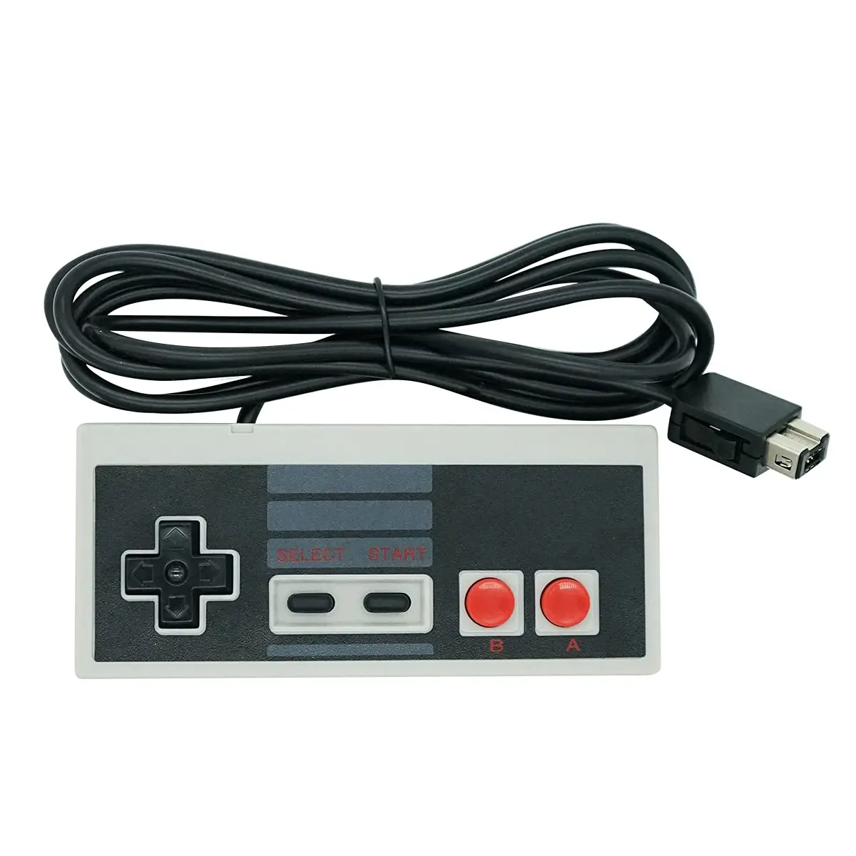 NES 6FT เกมแพดขนาดมินิเกมคลาสสิก Nintendo CLASSIC คอนโทรลเลอร์พร้อมสายเคเบิลยาว1.8เมตร