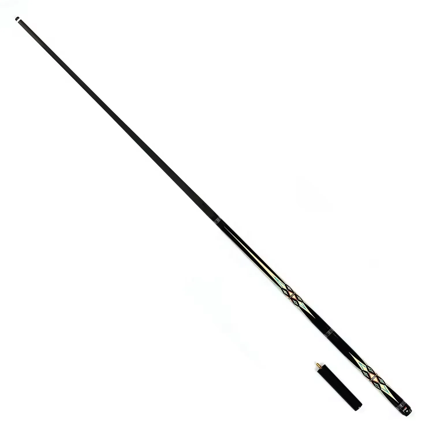 Para el más nuevo M29 Yfen 58 "eje de fibra de carbono 12,5mm/11,5mm 1/2 taco de billar con extensión