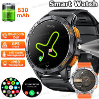 GPS Smart Watch Women Men 1.43 Inch AMOLED Display Support Compass Galileo NAVIC 5ATM Waterproof LED light Smartwatch For Xiaomi
