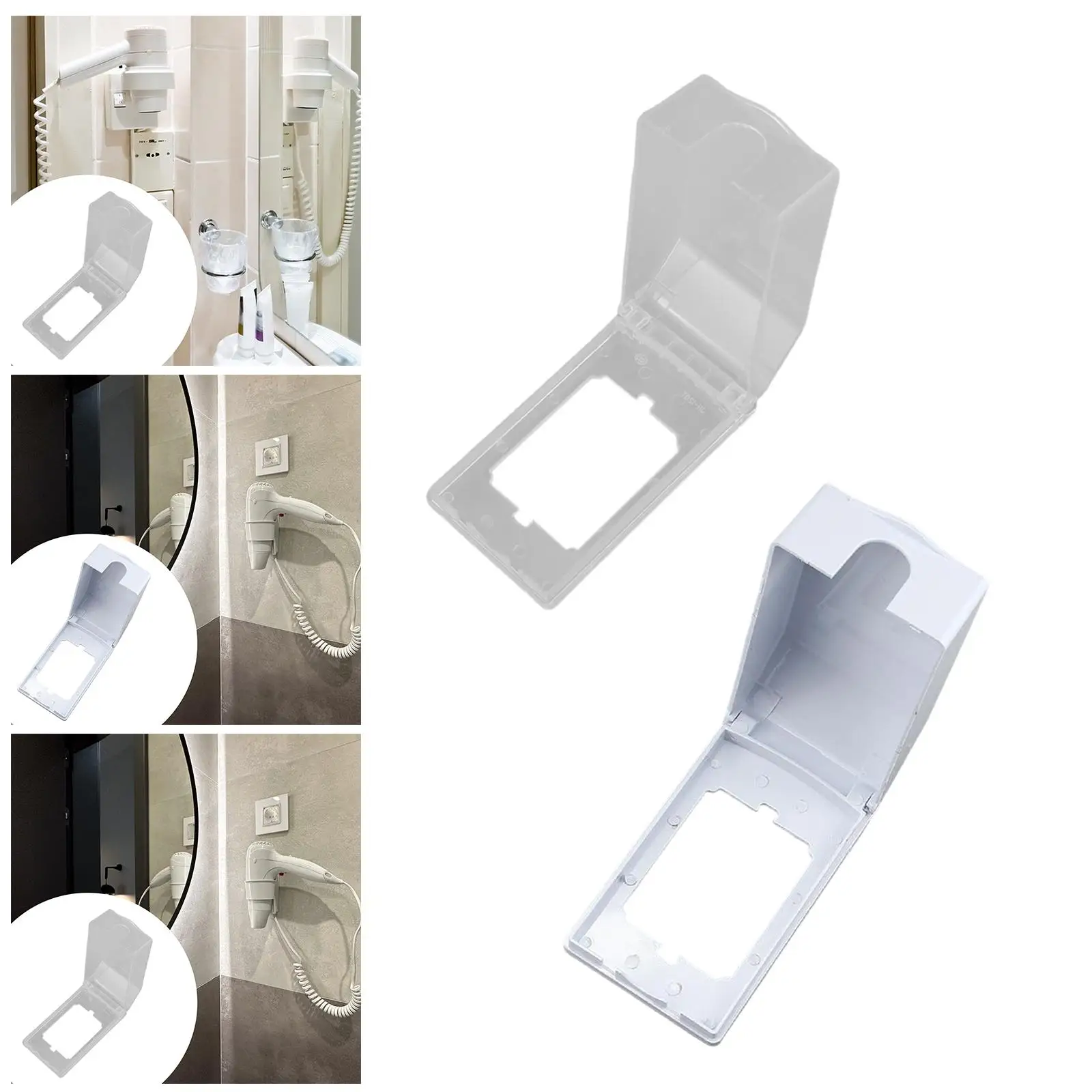 

Weatherproof Cover for 120 Type Outlets Dustproof for Retrofit Siding Construction Quick Installation Switch Protection Box