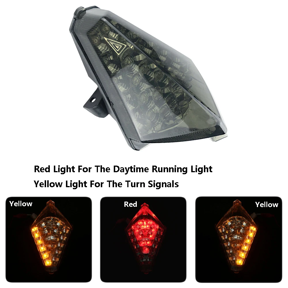 Motorcycle Rear Tail Light Brake Lamp Turn Signals Integrated LED Light For YAMAHA YZF R1 YZF-R1 2007 2008