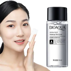 50ML Makeup Remover Clean Liquid Care Skin Moisturizing Cosmetics Lip Eye Toner Gentle Removal Makeup Portable Refreshing Travel