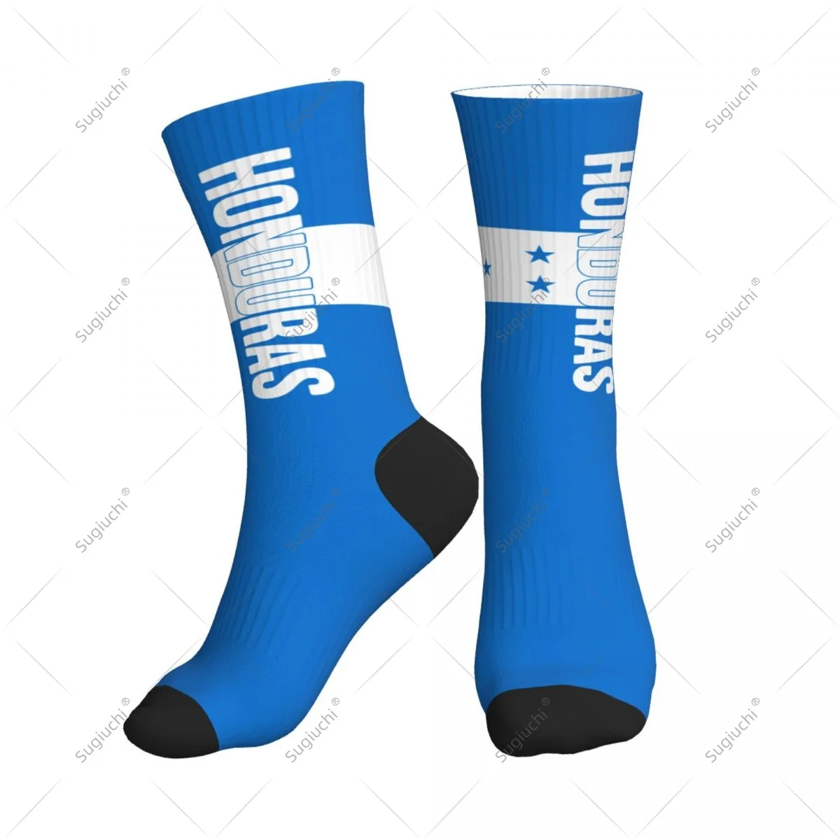 

Полиэстеровые носки до середины икры с 3D принтом флага Гондураса для мужчин и женщин, кавайные носки, уличные носки для скейтборда