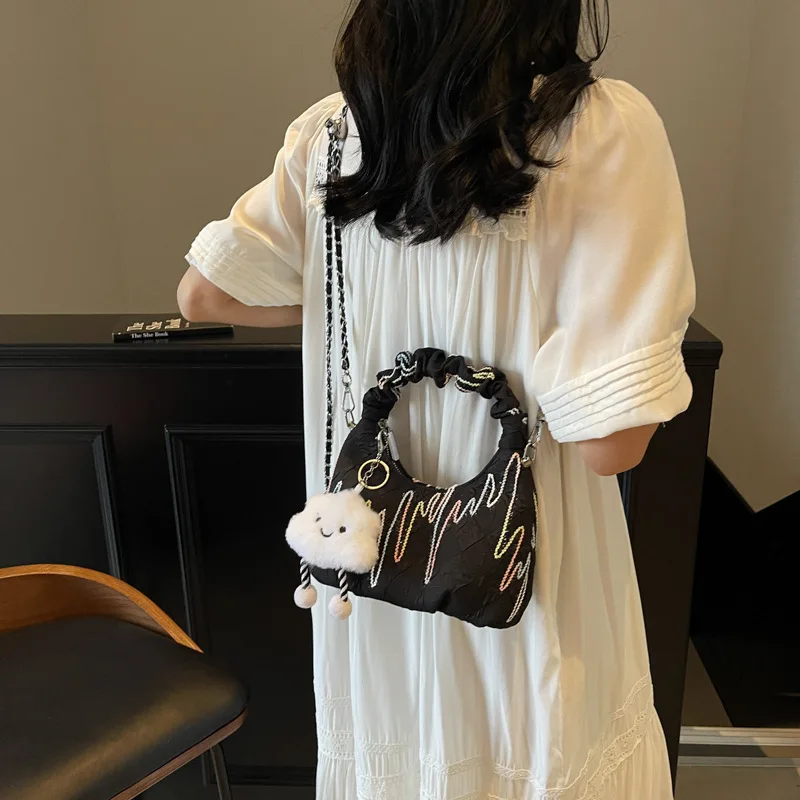 

2025 New Luxury Korean-Style Dumpling Bags for Women - Trendy, Versatile & Minimalist Underarm Shoulder Bags, Unique Design