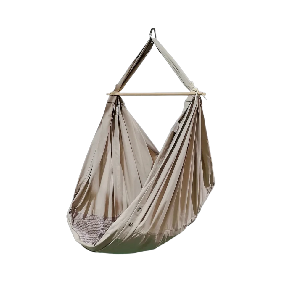 Supporto per amaca elettrico in metallo dal design moderno per culla Mobili da esterno pieghevoli per camera da letto e parco Culla a molla e amaca