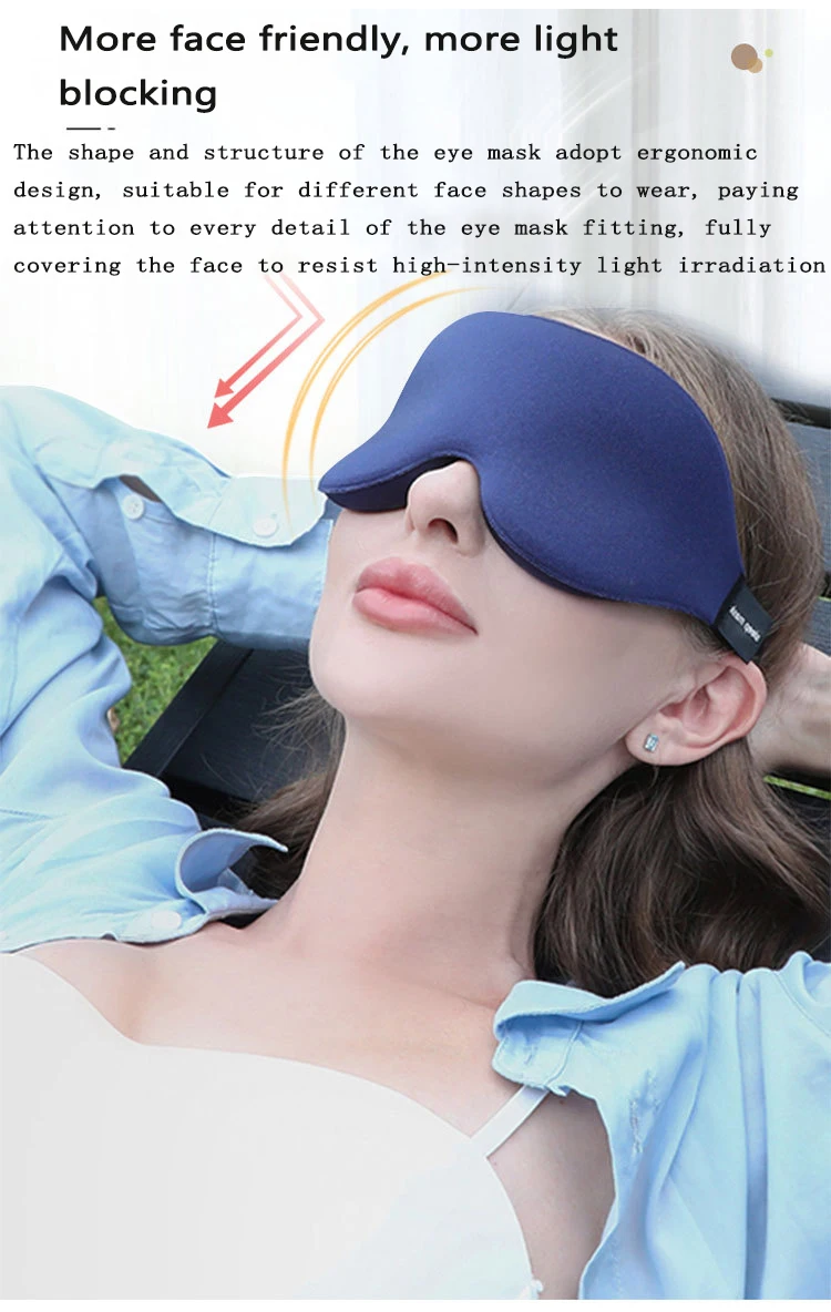 3D Eye Mask for Sleeping Contoured Cup Blindfold Concave Molded Night Sleep Mask Block Out Light with Women Men  Cute Sleep Mask