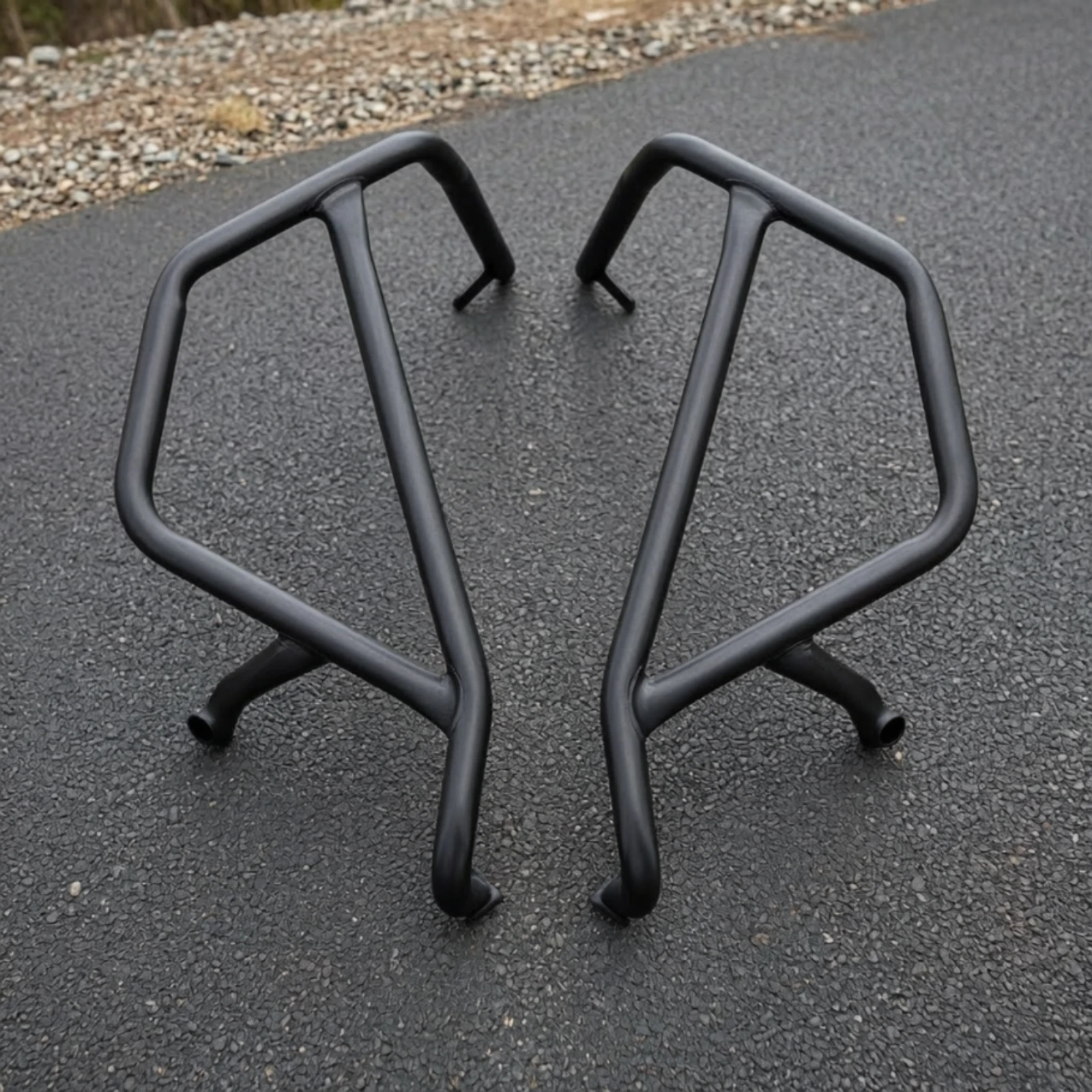 Motorcycle Crash Guards Cylindrical Motorcycle Guard Guards Bolt-on Rugged for Motorcyclists, Touring, Trail Riding