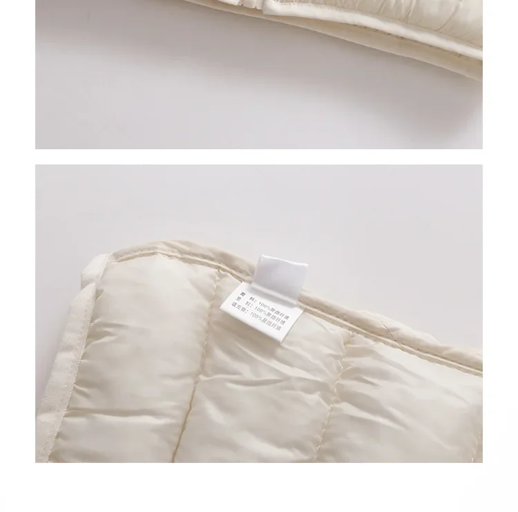 Leichte Baumwollweste für Babys, Herbst- und Wintermodell, warmes, ärmelloses Oberteil für Mädchen und Jungen, Freizeitweste für Kinder, ärmelloses, gefüttertes Innenfutter. – Detail 16