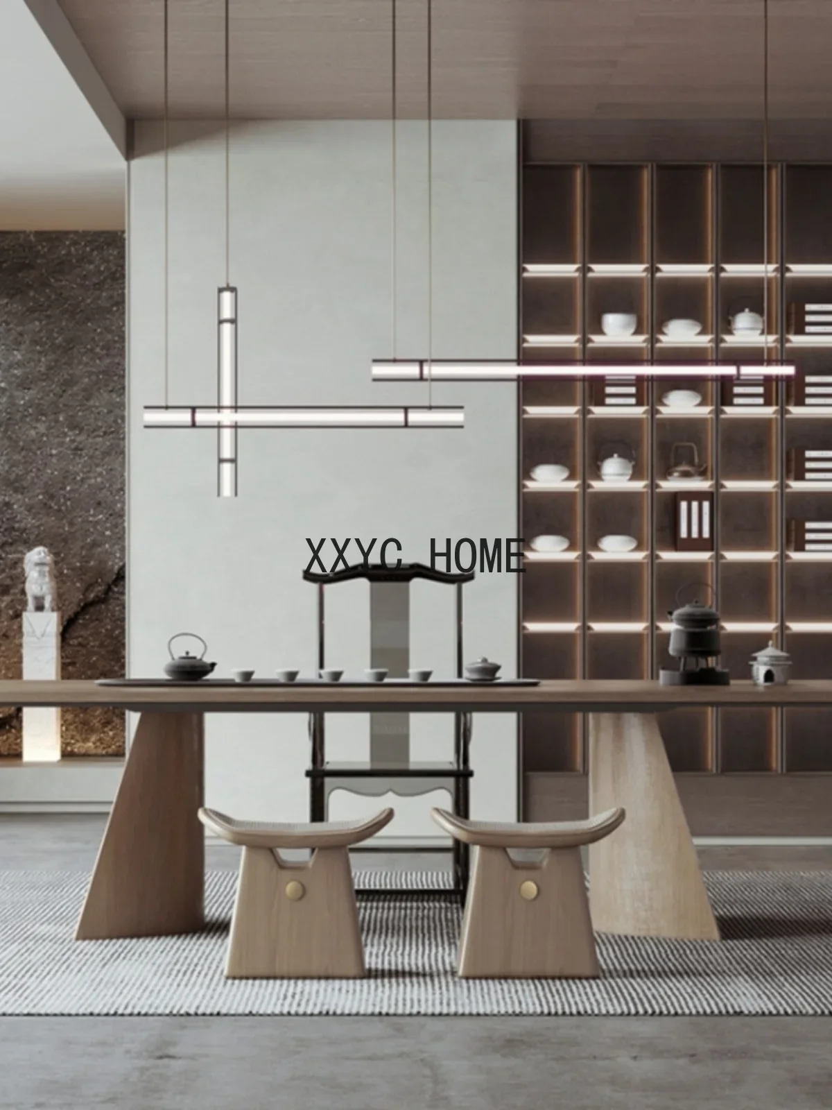 

Modern Minimalist Designer Model Tea Table Large Flat Simple Office Area Tea