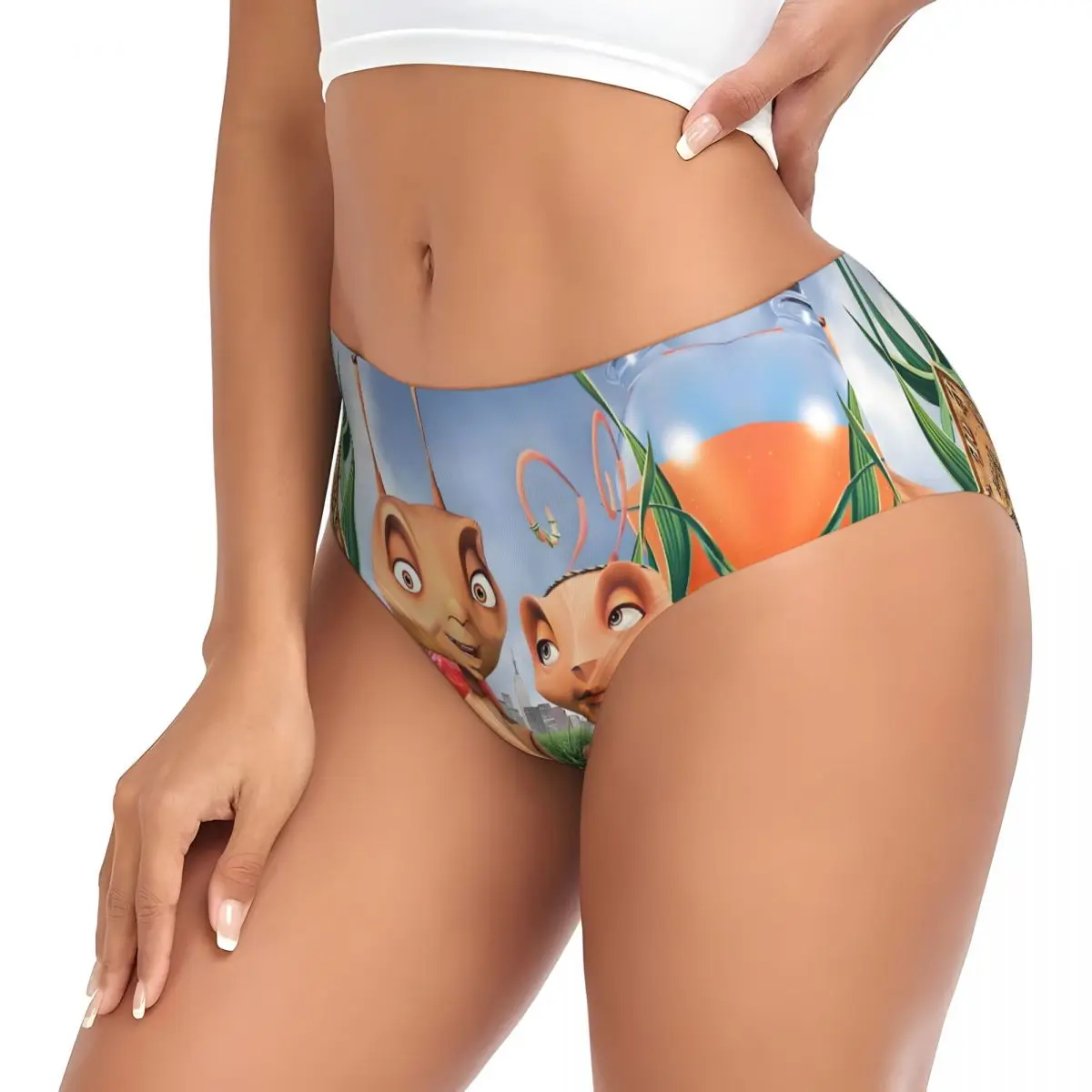 مخصص أنيمي النمل الفتوة الكرتون سراويل قصيرة المرأة تنفس تمتد الخيال مغامرة فيلم كوميدي الملابس الداخلية