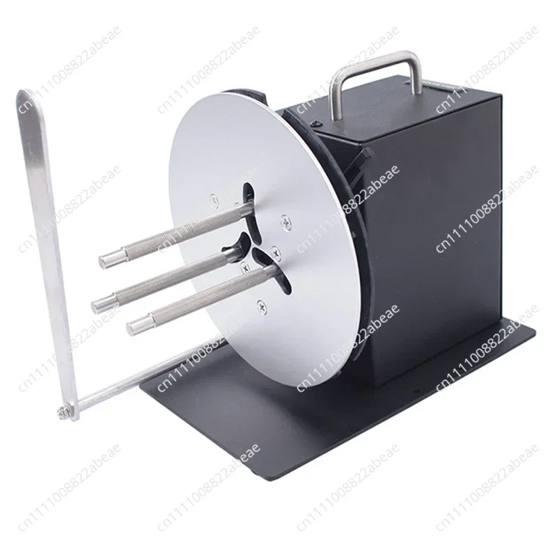 HD-R7 Adjustable Speed Label Rewinder Two-way Automatic Rewinder Self-adhesive Barcode Machine Clothing Tag Reeler Tool 100-240V