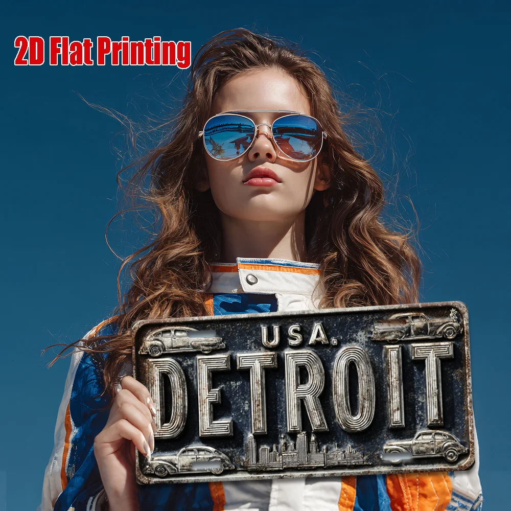 2D Flat, [], 2D Flat Printing, 1pc, Vintage Metal Sign, for Decorationg Only, Outdoor Wall Art (12