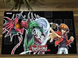 YuGiOh Jaden and Elemental Hero Flame Wingman TCG CCG Mat Trading Card Game Mat Playmat Table Desk Play Mat Mousepad Mouse Pad