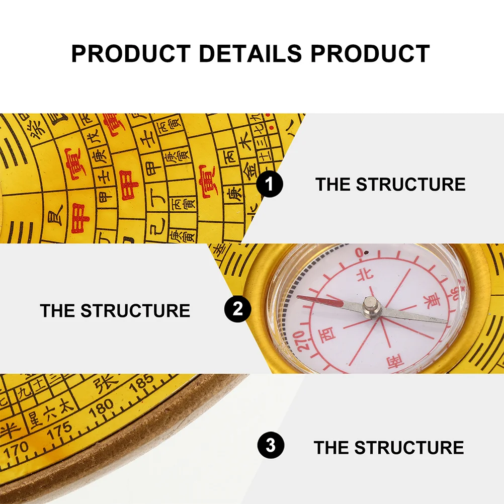 

2Pcs Geology Compass High-Grade Material Teaching Tool Education Compass Science Tool Experiment Demonstrator Teaching Aids