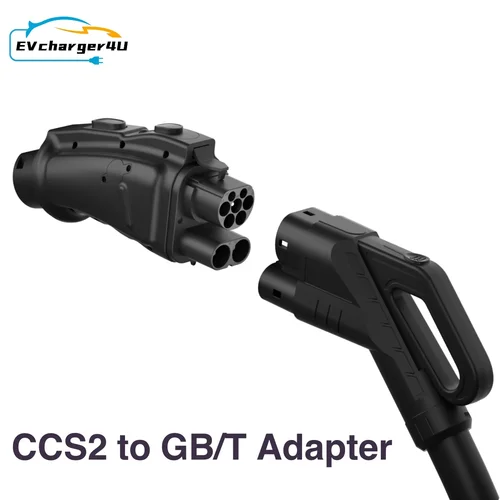 Imagen 2 del producto EVcharger4U CCS2 a GB/T EV Adaptador convertidor DC 300A 1000V 300KW CCS Combo 2 a GBT Adaptador de carga de vehículo eléctrico