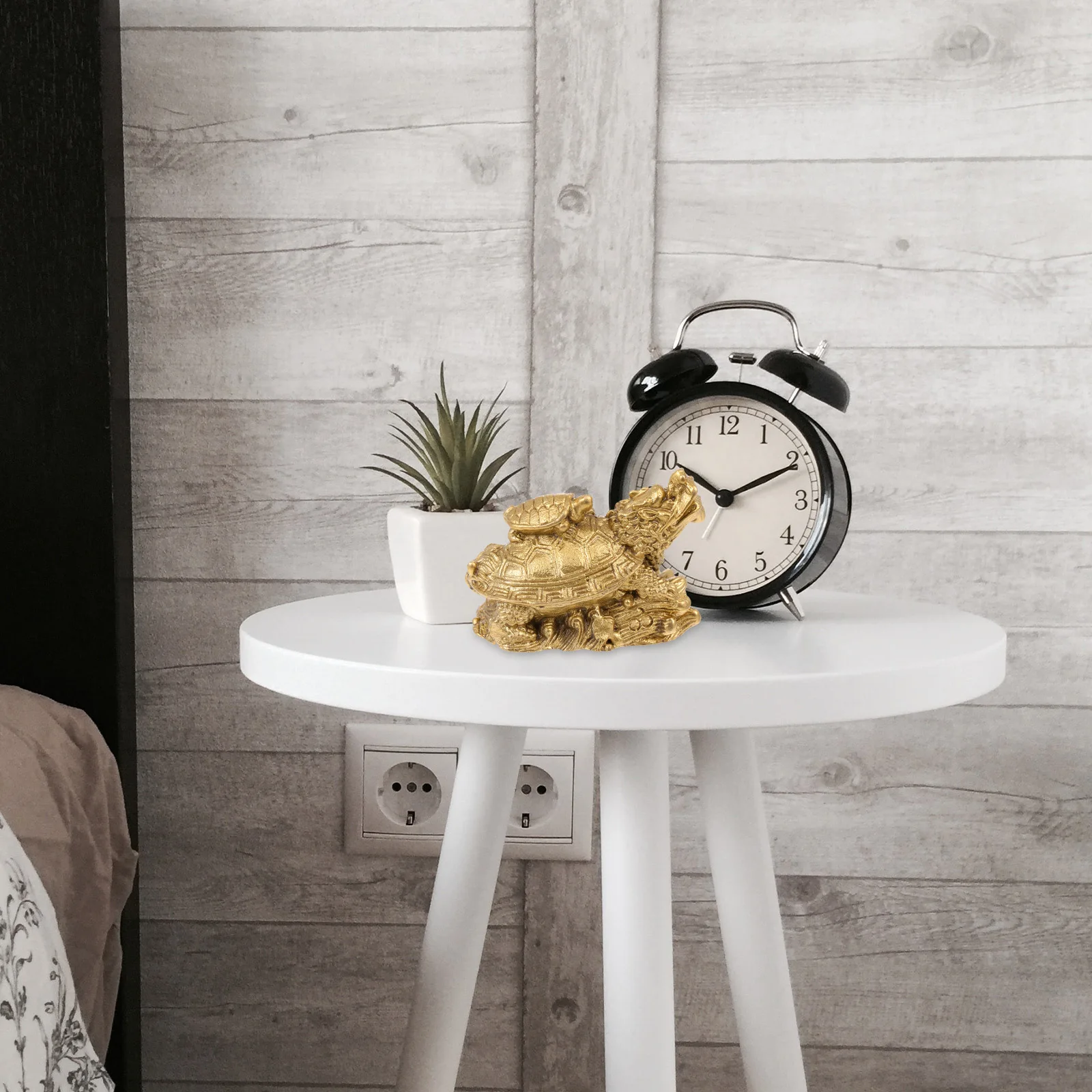 

1pc Copper Dragon Tortoise Decor Desktop Accessories Home Ornament Craft Decorative Piece High Quality Material Durability