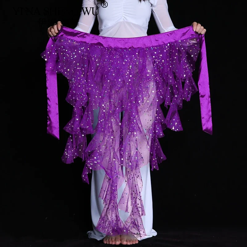 Sexy Butterfly Crop Top 3Pcs Sequins Dance Wear Mini Skirt Women Clothes Jupe Femme Belly Dance Skirts Ladies Faldas Performance