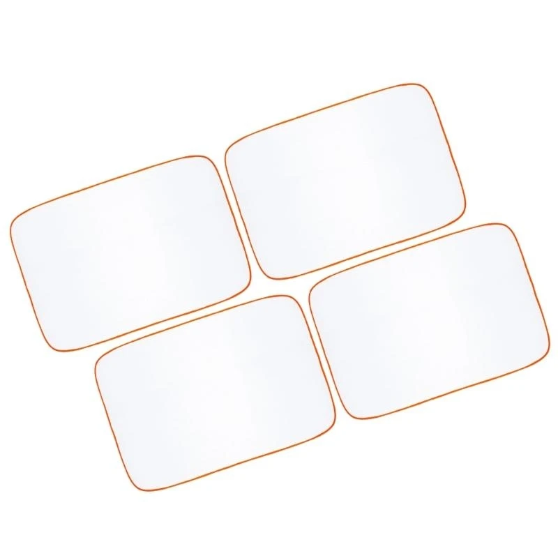 4PCS รีดฉนวนกันความร้อนผ้าตาข่ายประหยัดสำหรับการป้องกันเสื้อผ้า nonwrinkle