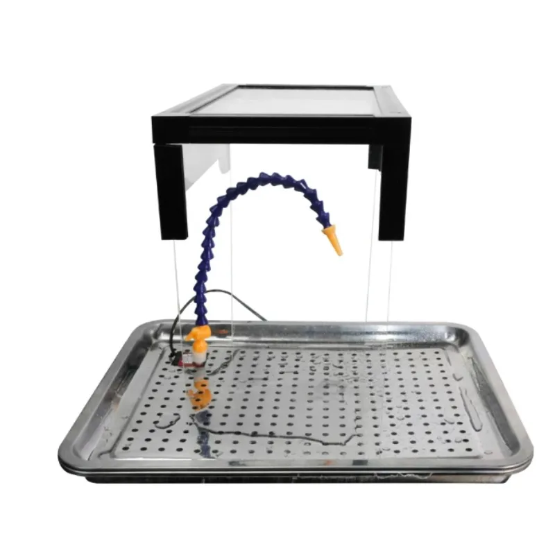 Water Circulation Dustproof Cover for Table Grinder, Jade Cutting Dripping Workbench Engraving Cooling Tool