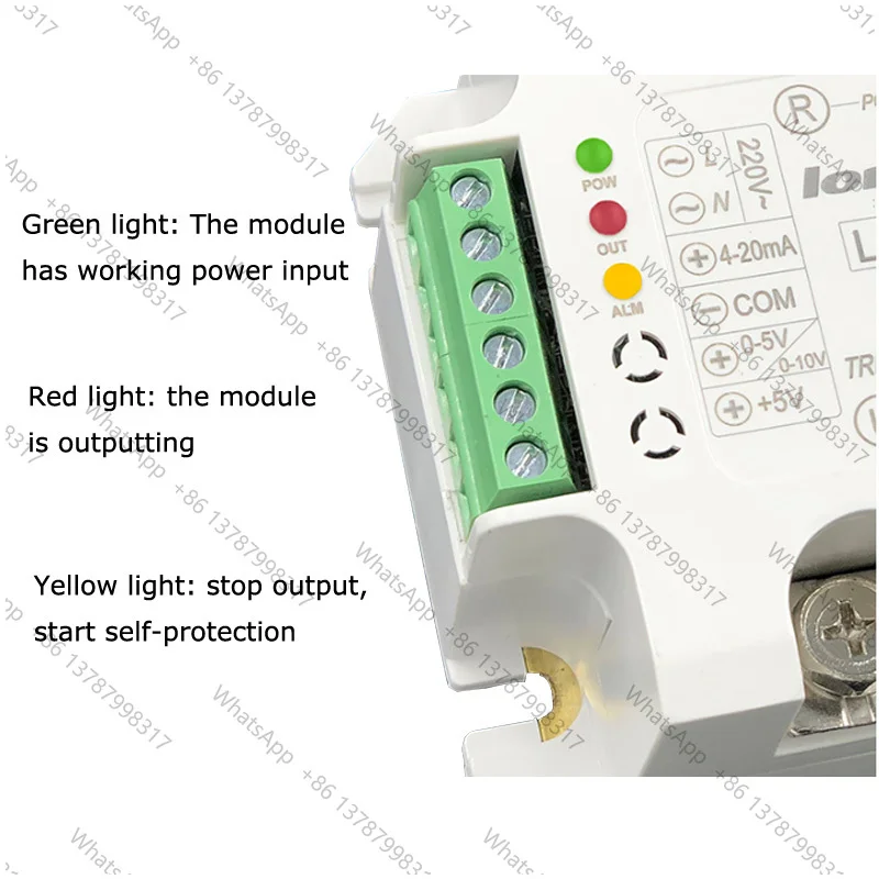 50A-90A Three-phase AC Voltage Regulating Module With Heat Sink And Fan Power Regulator Thyristor Solid State Relay Dimming
