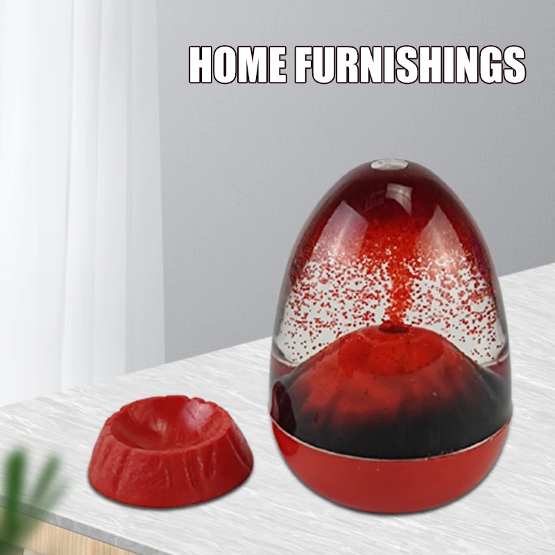 Eggshell Volcanic Eruptions Floating Sand Hourglass Timer Home Decor Fairy Landscape Desktop Ornament Leakproof, Durable