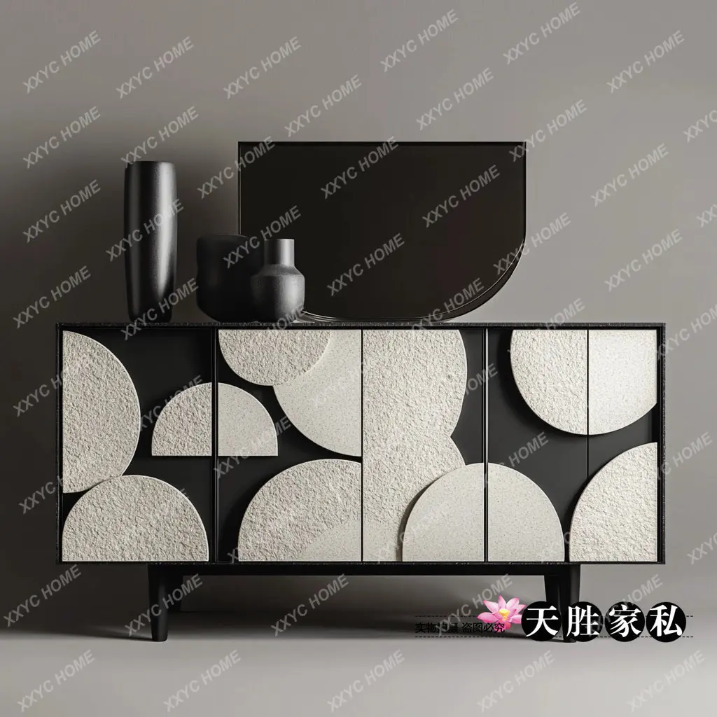 Solid wood  living room entrance entrance cabinet bedroom storage cabinet