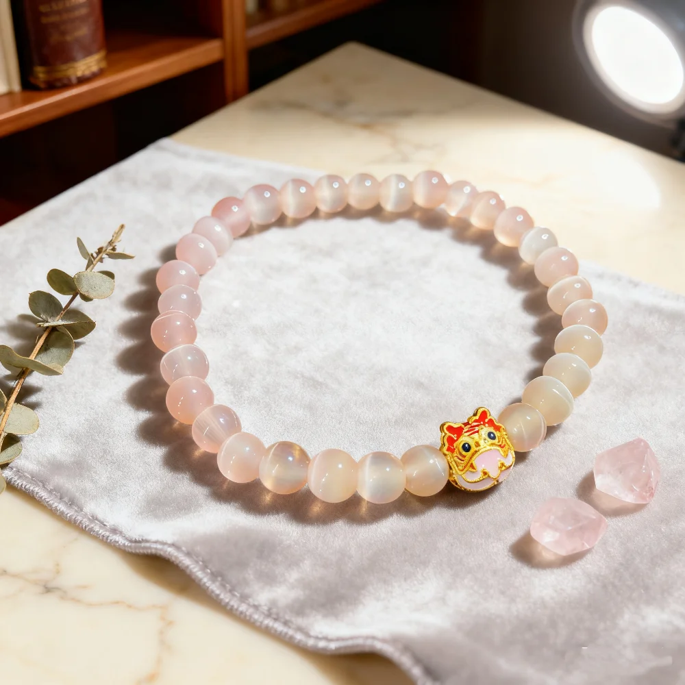 

Jewelry Bracelet Fashion Trendy Stackable Cat’s Eye Stone Lucky Charms Women's Bracelets Handmade Mix Match Magic for Gift