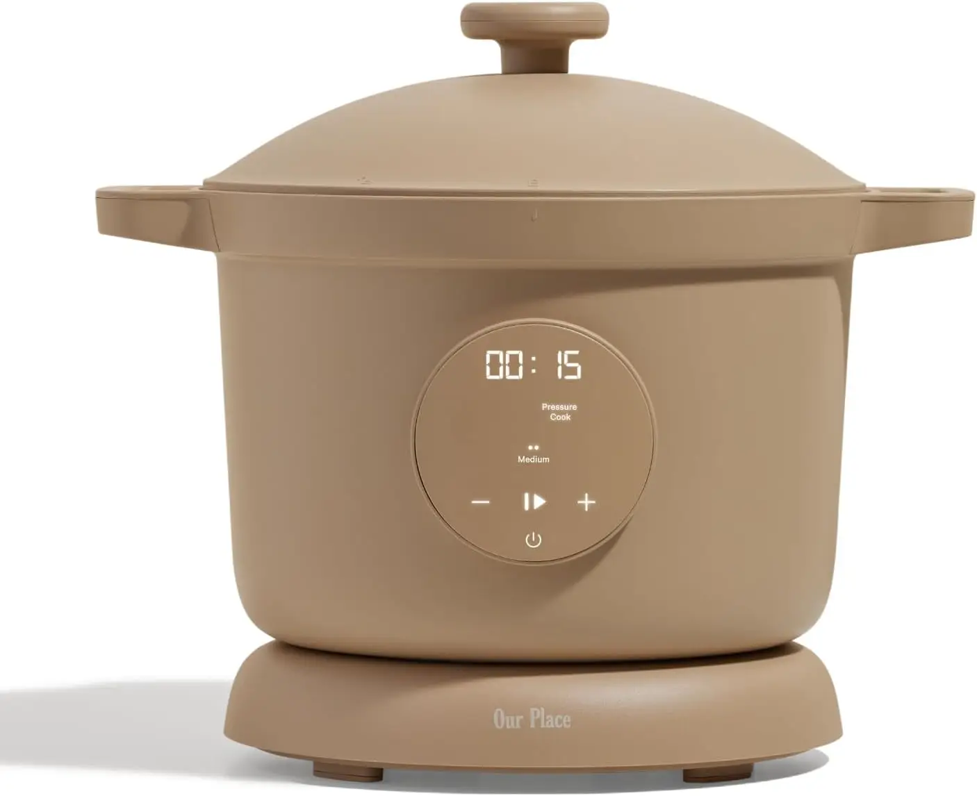 

6 Qt Ceramic Nonstick Multicooker & Pressure Cooker with Touchscreen Controls, Auto Steam Release, 4 Modes for Easy Cooking