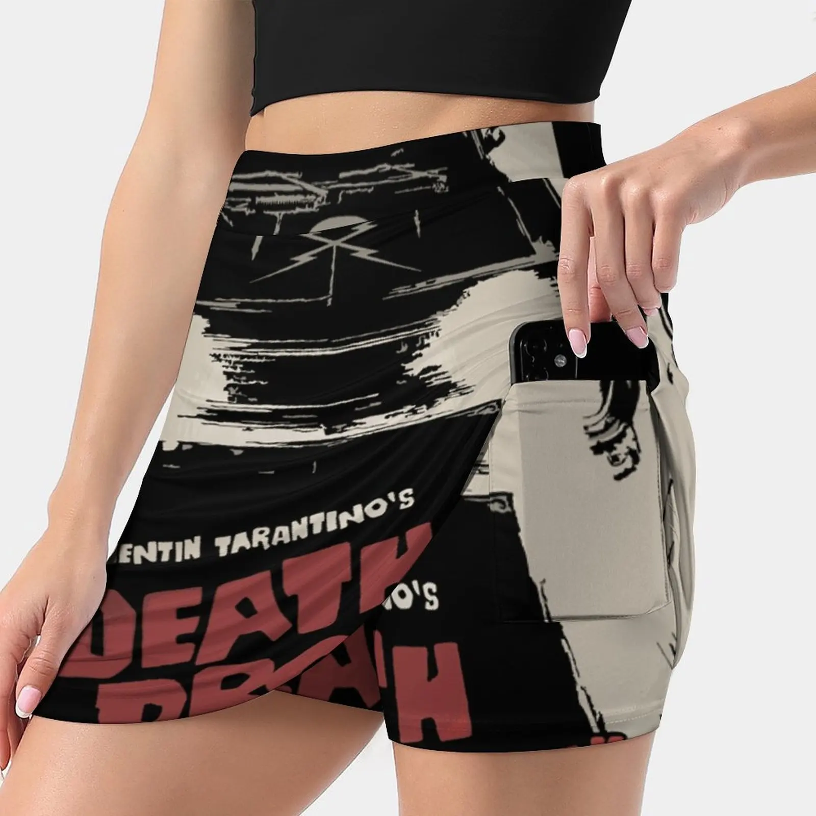 

Death Proof Summer Women'Sshorts Skirt 2 In 1 Fitness Yoga Skirt Tennis Skirts Death Proof Deathproof Grindhouse Ladies Short