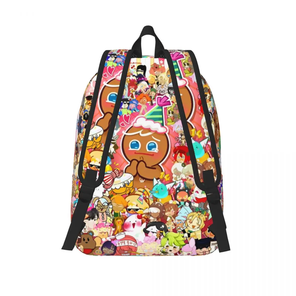 حقيبة ظهر Brave On X-Cookie Run Kingdom للرجال والنساء كاجوال للعمل في المدرسة الثانوية حقيبة كتف للكمبيوتر المحمول رياضية
