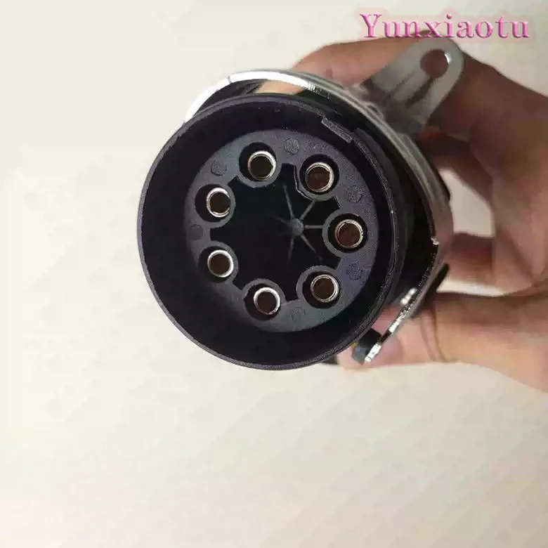 TM6009A 7 Pin 24V ABS EBS Plug Socket Connector ISO7638-1 for Truck Trailer Commercial Vehicle Heavy Duty