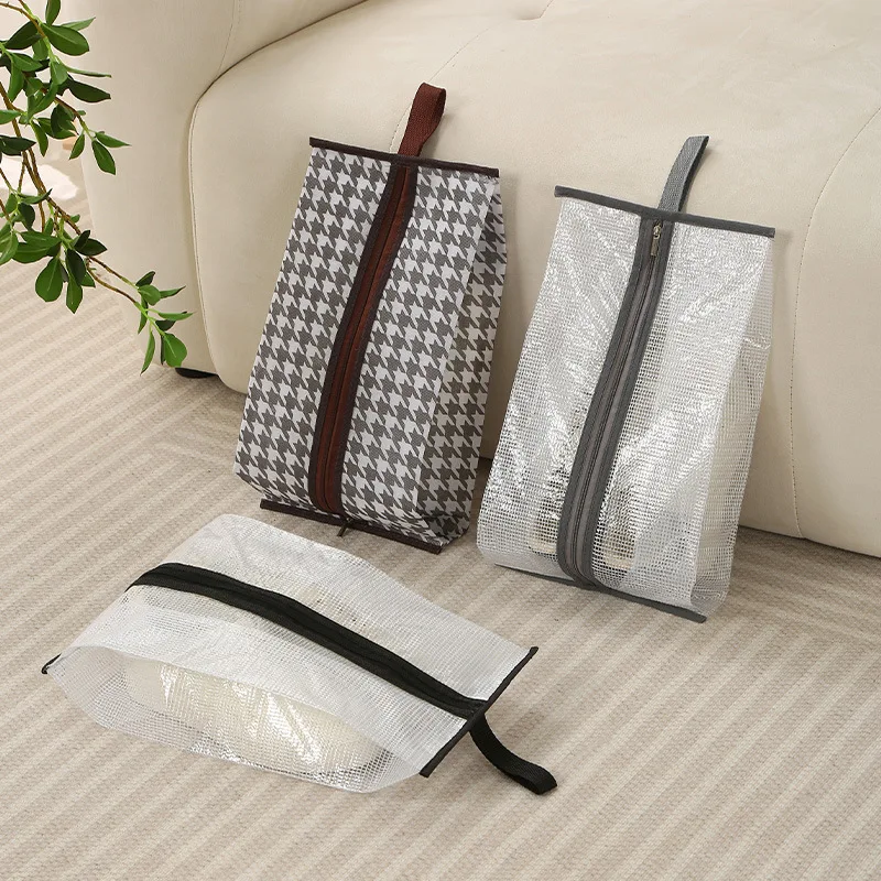 Tall Boot Storage Bags with Clear PVC Window Breathable Dustproof Organizer Prevent Slouching for Knee High Shoes Closet Women view 5