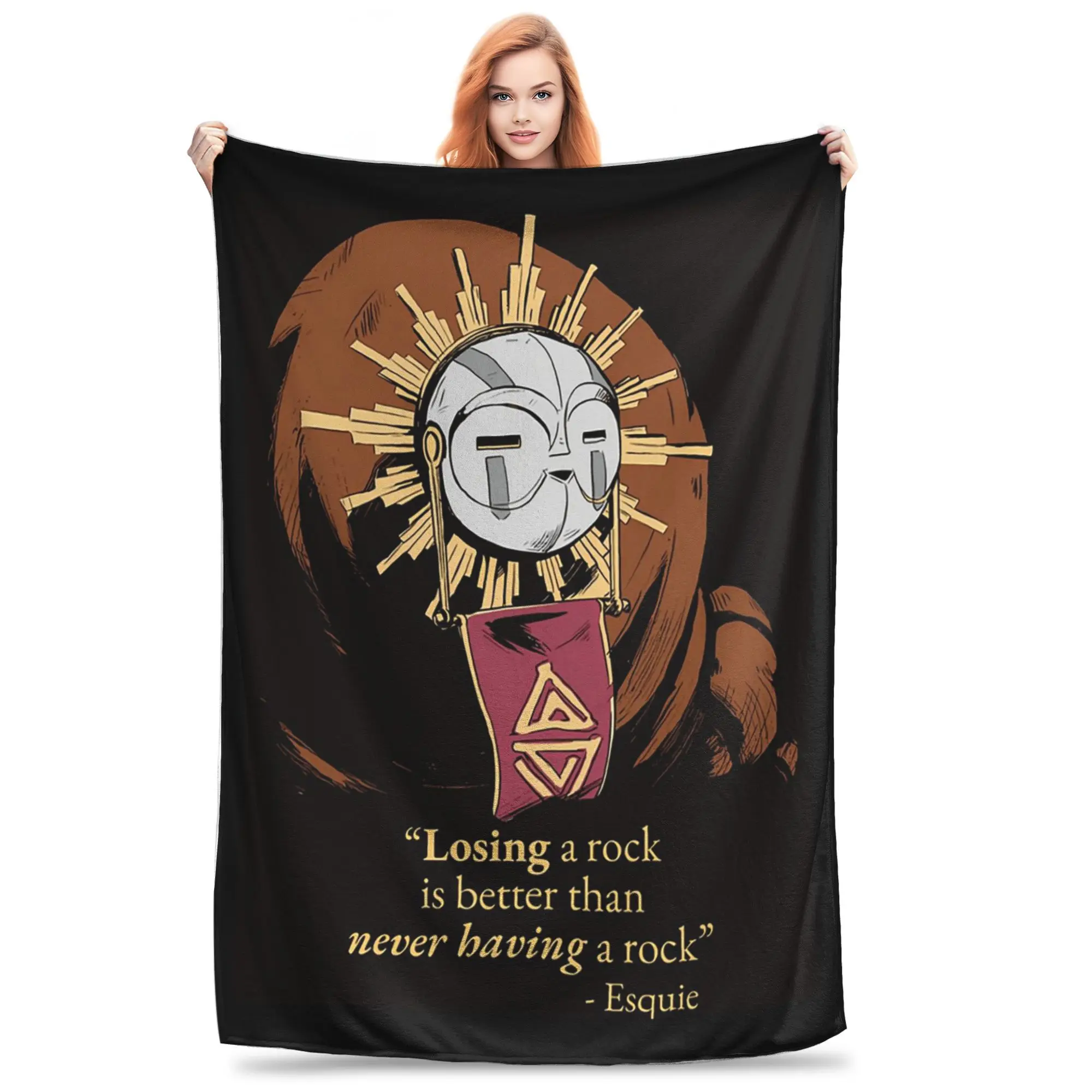 

Esquie Clair Obscur Expedition 33 Blanket Multi-function Fleece Throw Blanket for Home Bedroom Travel Throws Bedspread Quilt