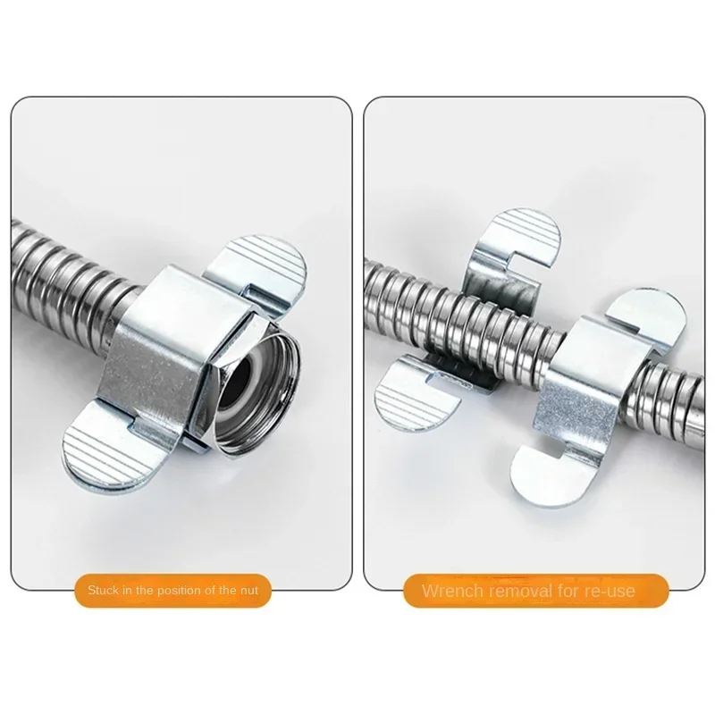1/5/10pcs Removable Small Spanner Universal 4-point faucet water inlet Hexagonal Hose Tap Spanner Reusable Hardware tools
