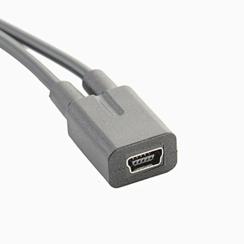 مرنة صغيرة 5Pin Y الفاصل كابل صغير USB الفاصل موسع كابل شحن الفاصل تمديد سلك كابل