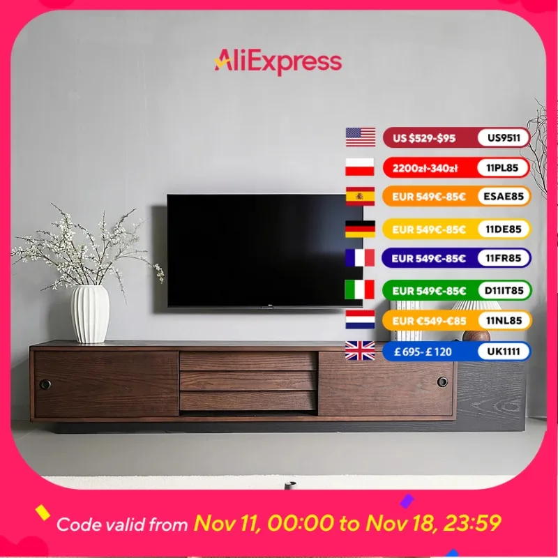 

Heavy Brown Universal Tv Stand Vertical Storage Wooden Minimalist Tv Stands Living Room Modern Szafka Pod Telewizor Furniture