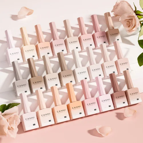 Imagen 2 del producto CC7 CANNI Esmalte de uñas en gel sin TPO, 9ml, sin HEMA, Soak Off UV LED, gel para uñas, semipermanente, brillante, capa superior de diamante, juego de 6/30 Uds.