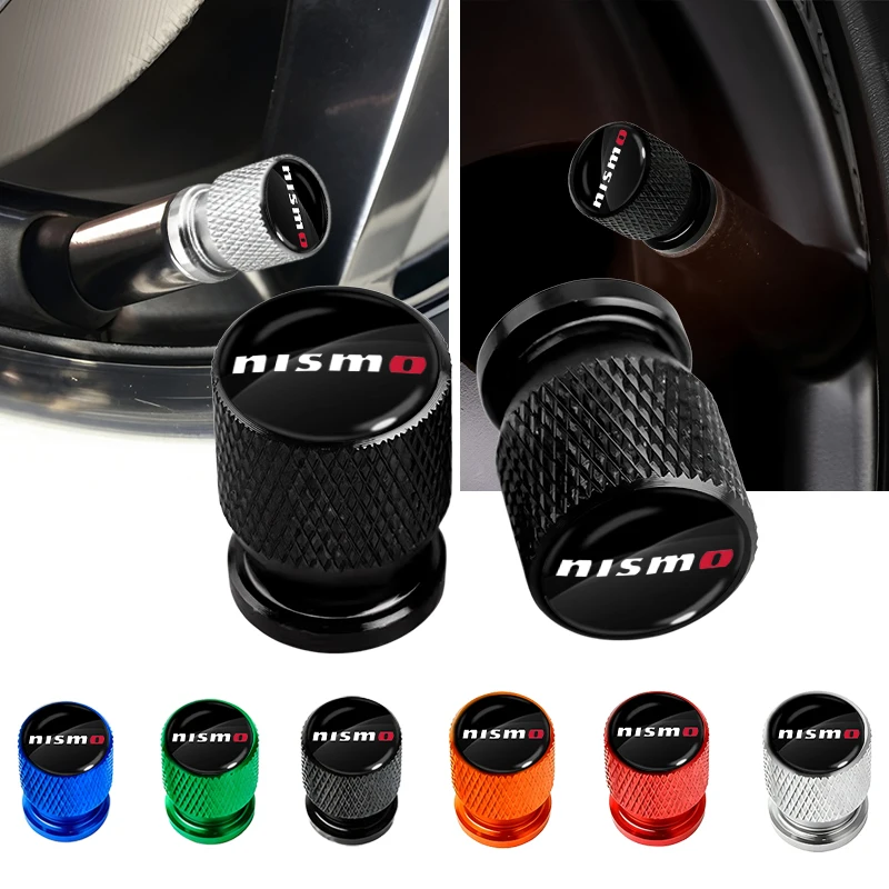 Tampas de Válvula de Pneu de Carro Acessórios para Nismo, Nissan Tiida, Teana, Skyline, Juke, X-Trail, Almera, Qashqai
