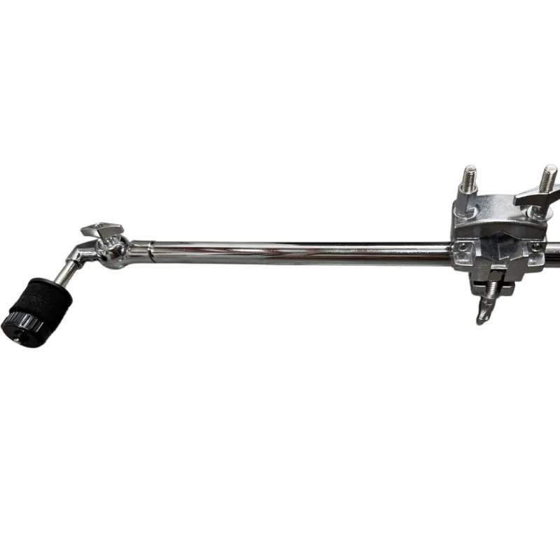 Drum Cymbal Boom Arm Holder Metal Percussion Hardware Half Cymbal Stand with Multi-functional Clamp Long & Short Version