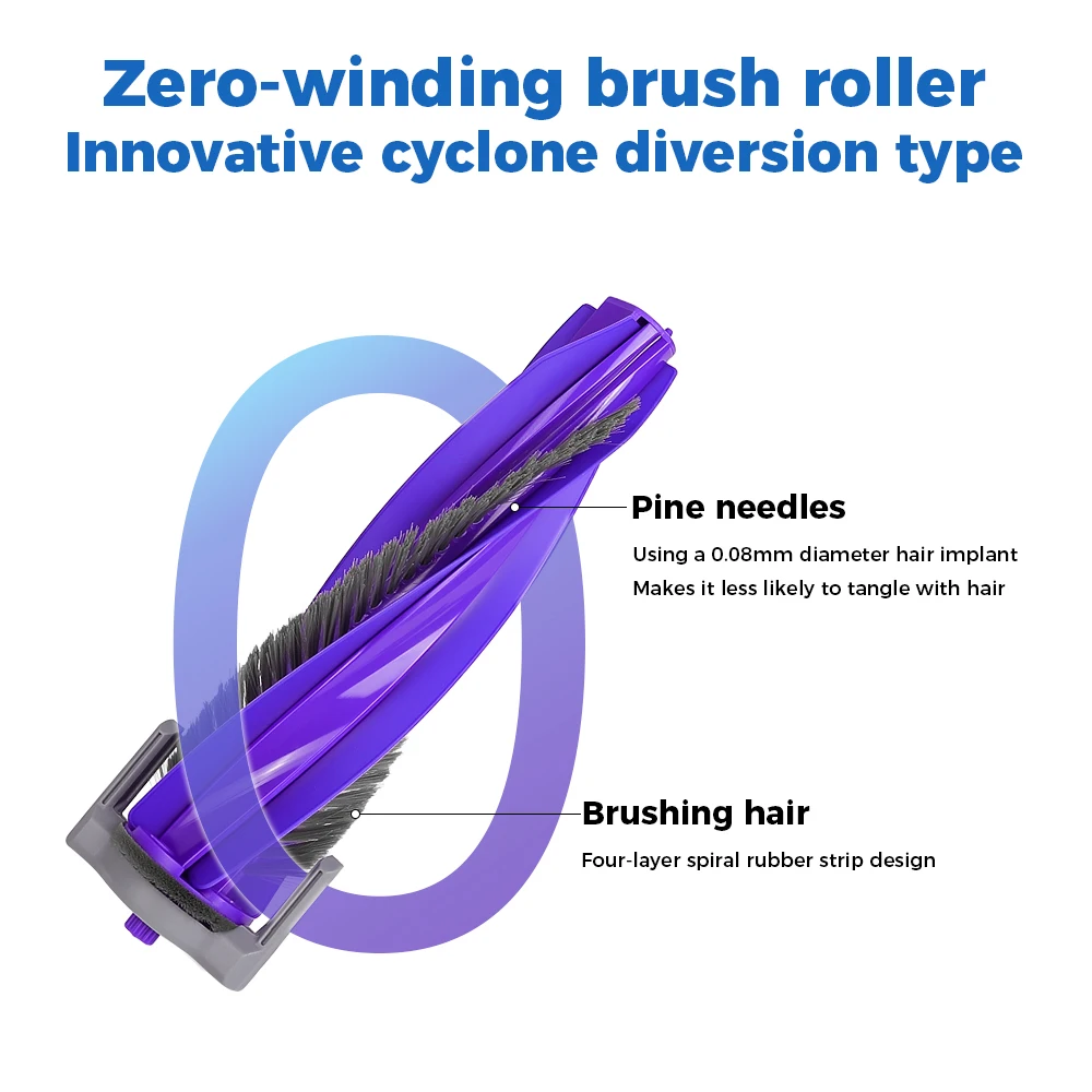 Main Roller Brush For Narwal Freo X Ultra/Freo X Plus/Freo Z Ultra/For Narwal Flow/J4/Lite/J5/J5X/J6 Robot Vacuum Cleaner Part image 5