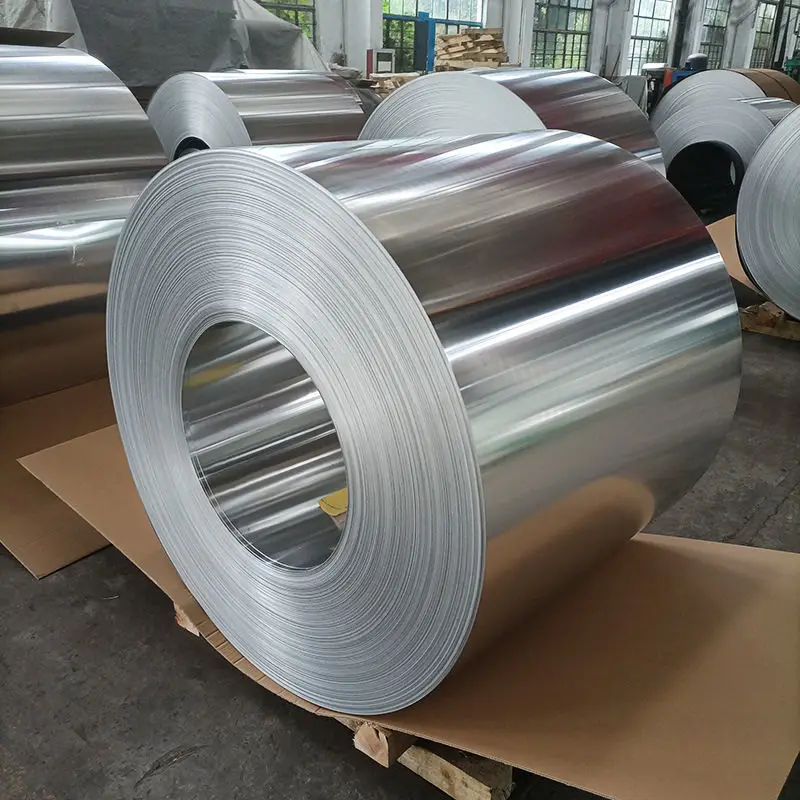 0,2 zu 1mm 50mm/100mm Breite Aluminium Blatt Aluminium Spule Dünne Blatt Dicke Rohr Isolierung Spule werbung Aluminium Platte